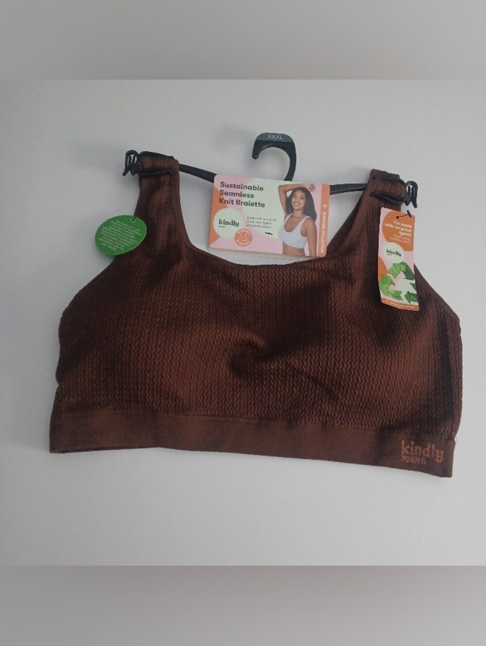 Kindly Yours Seamless Pullover Bralette Sz XXXL